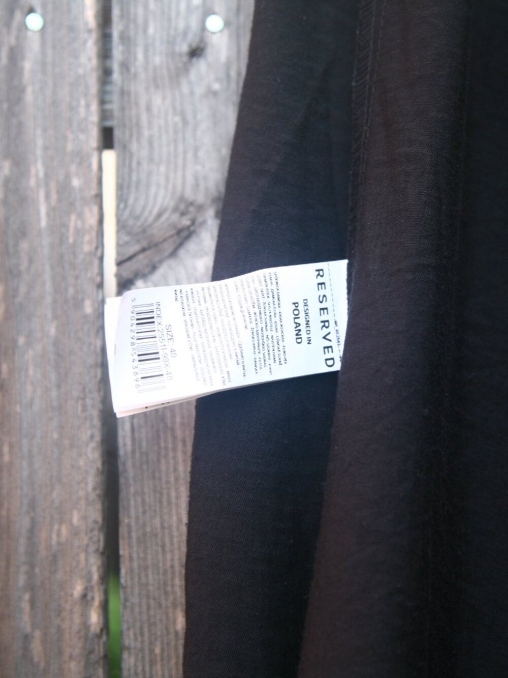Size 10 (40EU) - RESERVED Poland Women's Black Taffeta Cocktail Party Maxi Skirt - Picture 9 of 9